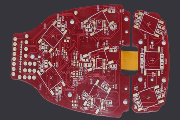 6 Layer Rigid-flex Buried Via PCB