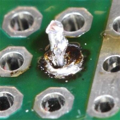 Burnt Solder Joint