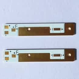 Double-sided copper-based PCB for automotive LED lights