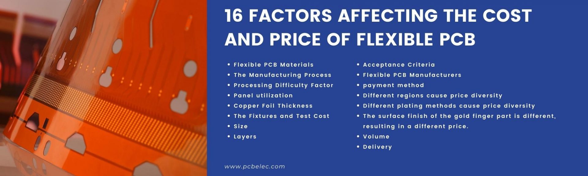 Factors affecting the cost and price of flexible PCB