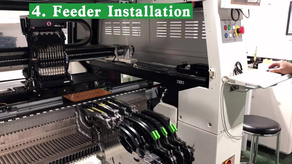 Flex PCB assembly-feeder installation