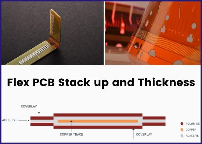 Flex PCB stack up and thickness