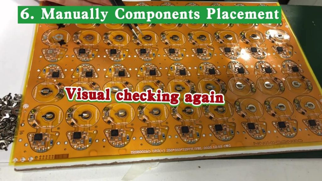 Flexible PCB Assembly - Manually Components Placement