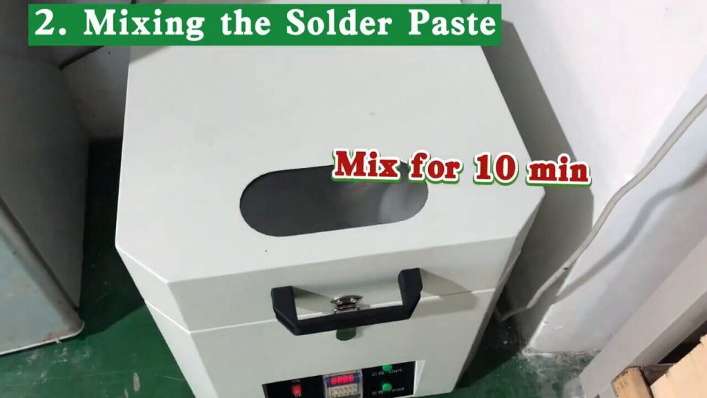 FPC Assembly-Mixing The Solder Paste