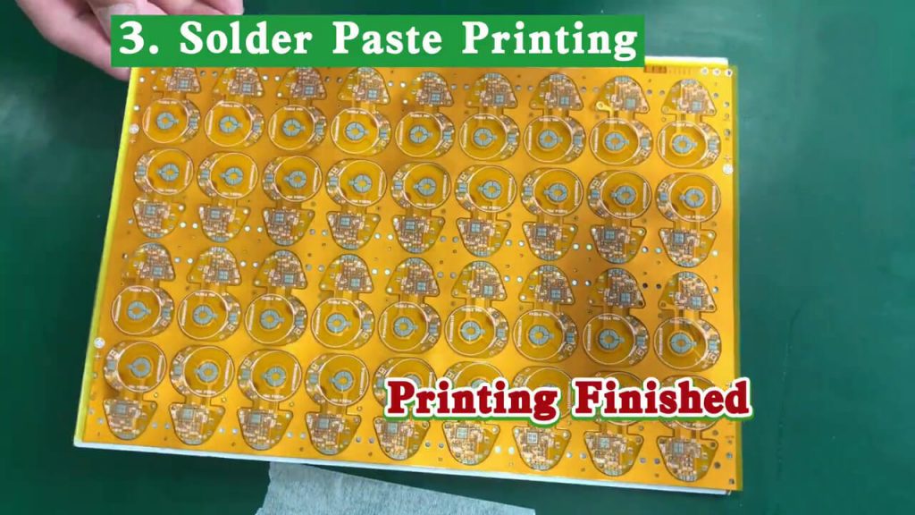 FPC assembly-solder paste printing finished