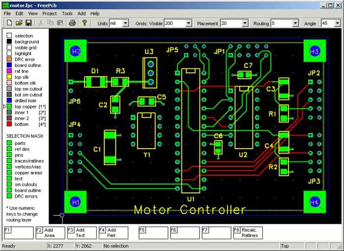 Free PCB Screenshot