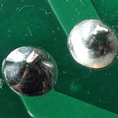 Goodl through-hole solder joint