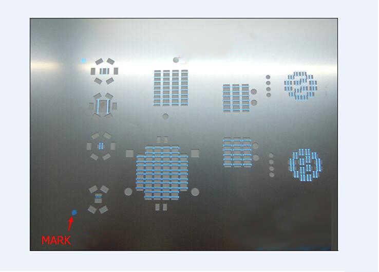 Mark point on SMT stencil