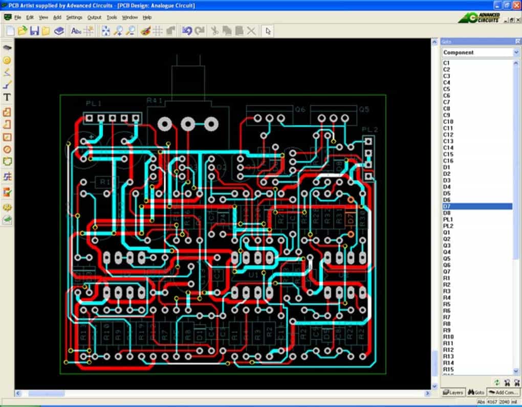 PCB Artist Screenshot