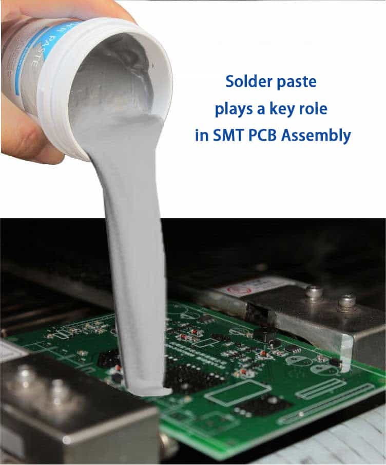 Solder paste plays a key role in SMT PCB Assembly