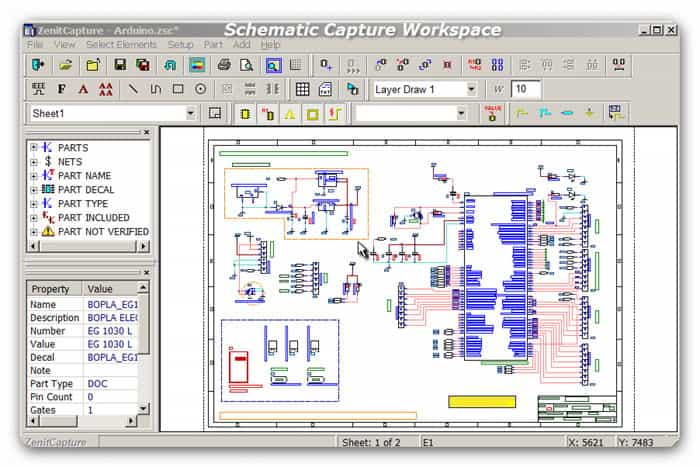 Schematic Capture Workspace