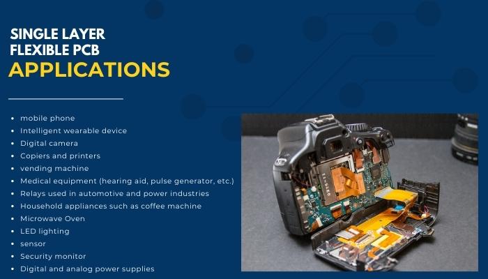 Single Layer Flexible PCB Applications