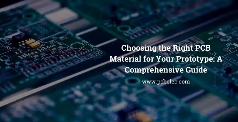 Discover the best PCB materials for your prototyping needs with our comprehensive guide. From FR-4 to metal core and Rogers PCBs, we'll help you make an informed decision for your project. Get started now!