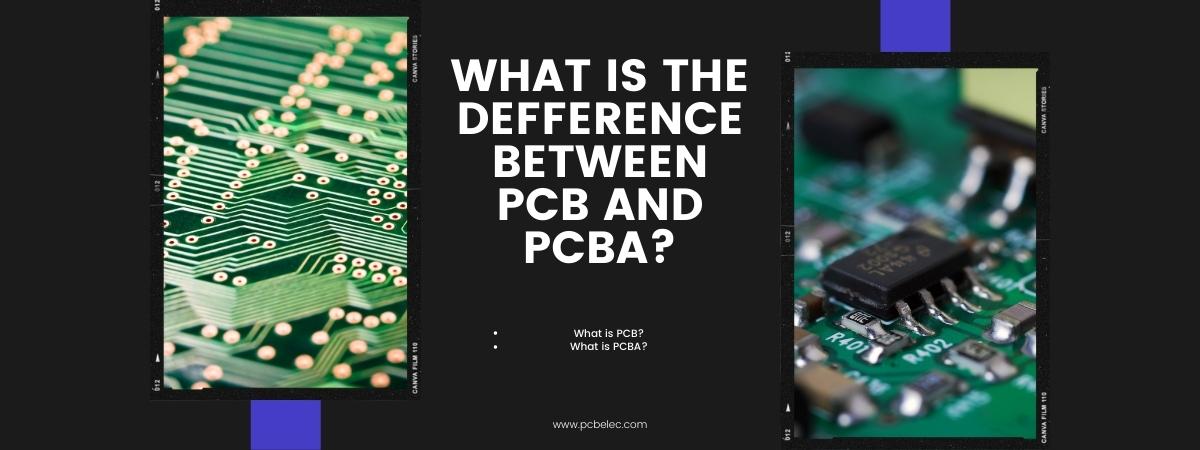 What is the defference between PCB and PCBA