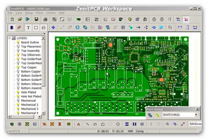 ZenitPCB Workspace