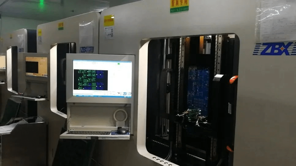 Figure 10-2. A working flying probe testing machine