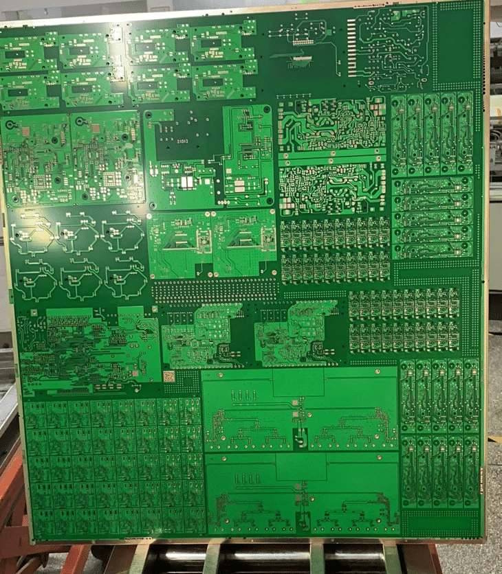 Figure 7-4. Printed circuit board after development