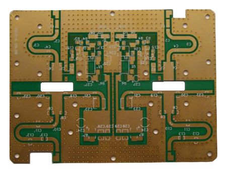 FR4 ARLON Double Layer Gold-plated High Frequency PCB Board